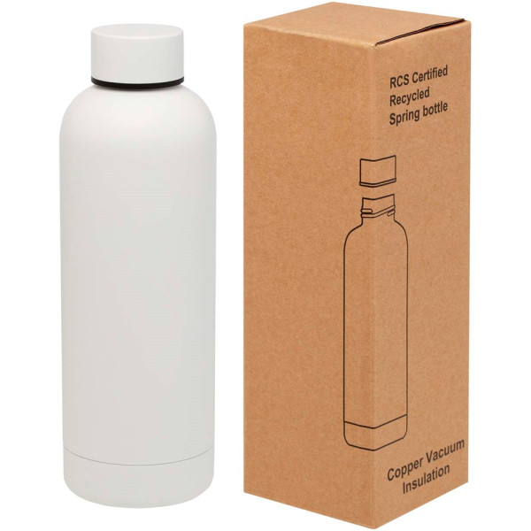 Spring 500 ml RCS-gecertificeerde gerecyclede roestvrijstalen koperen vacuümgeïsoleerde fles