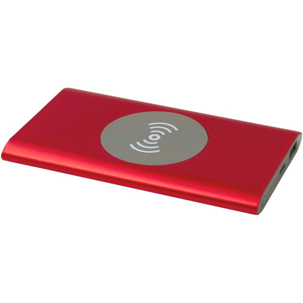 Juice type-C draadloze powerbank van 4000 mAh van gerecycled aluminium